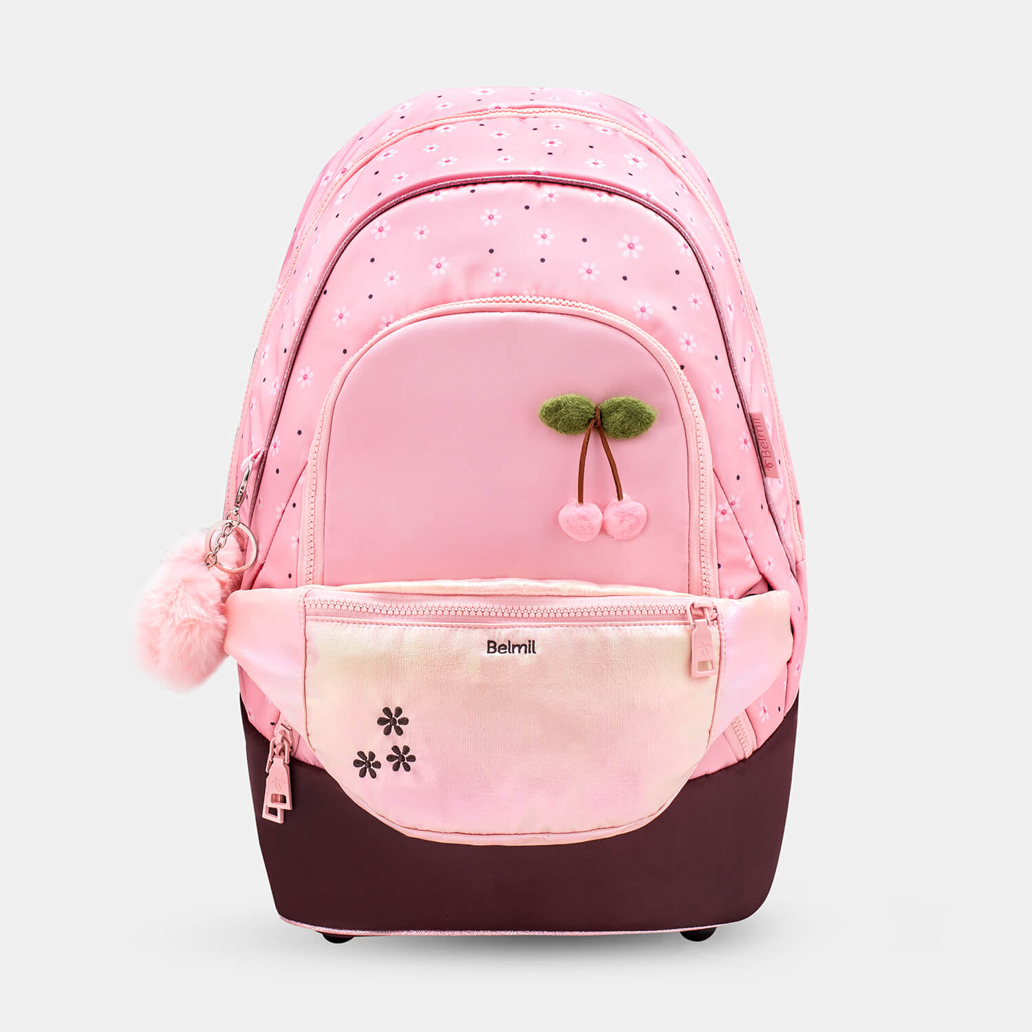 Backpack & Fanny Pack Cherry Blossom Schoolbag 2pcs.