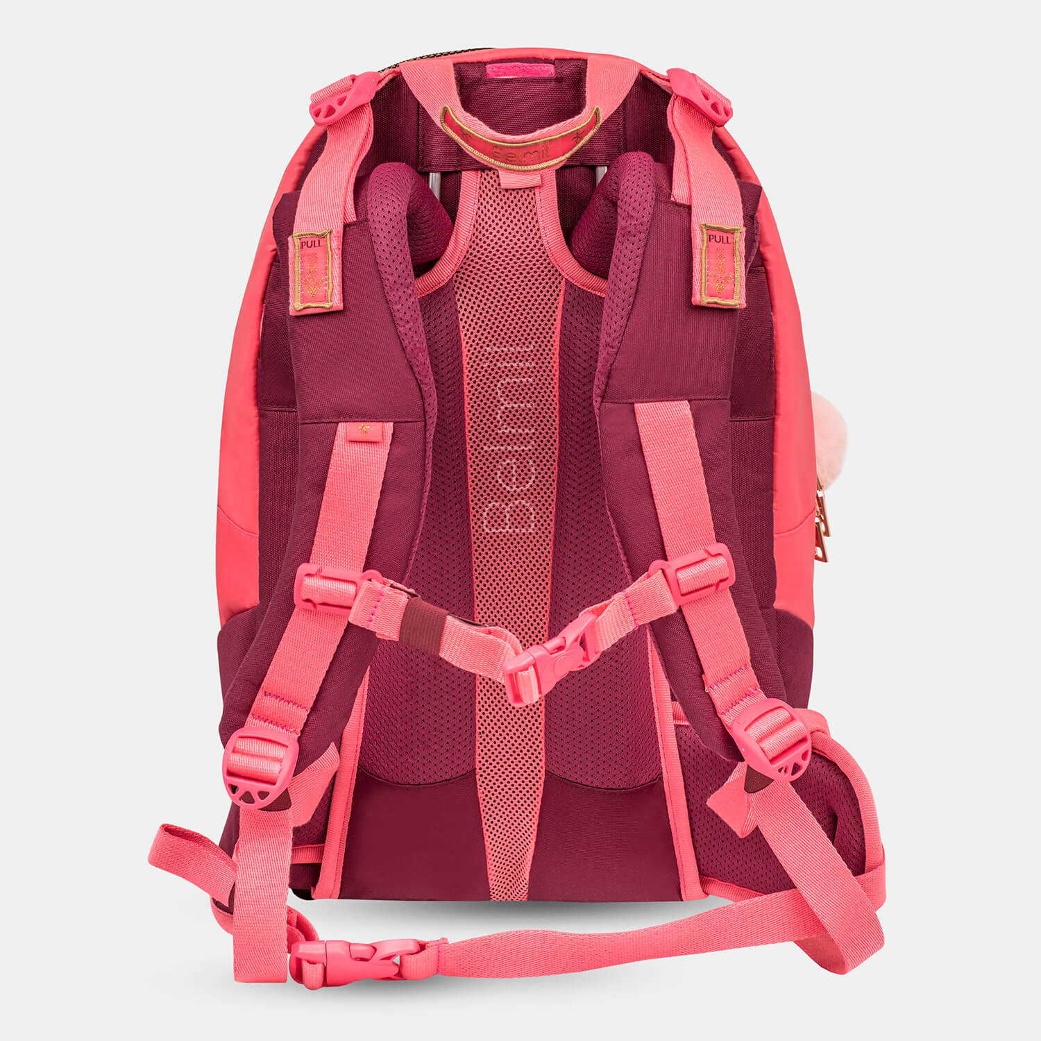 Backpack & Fanny Pack Coral Schoolbag 2pcs.