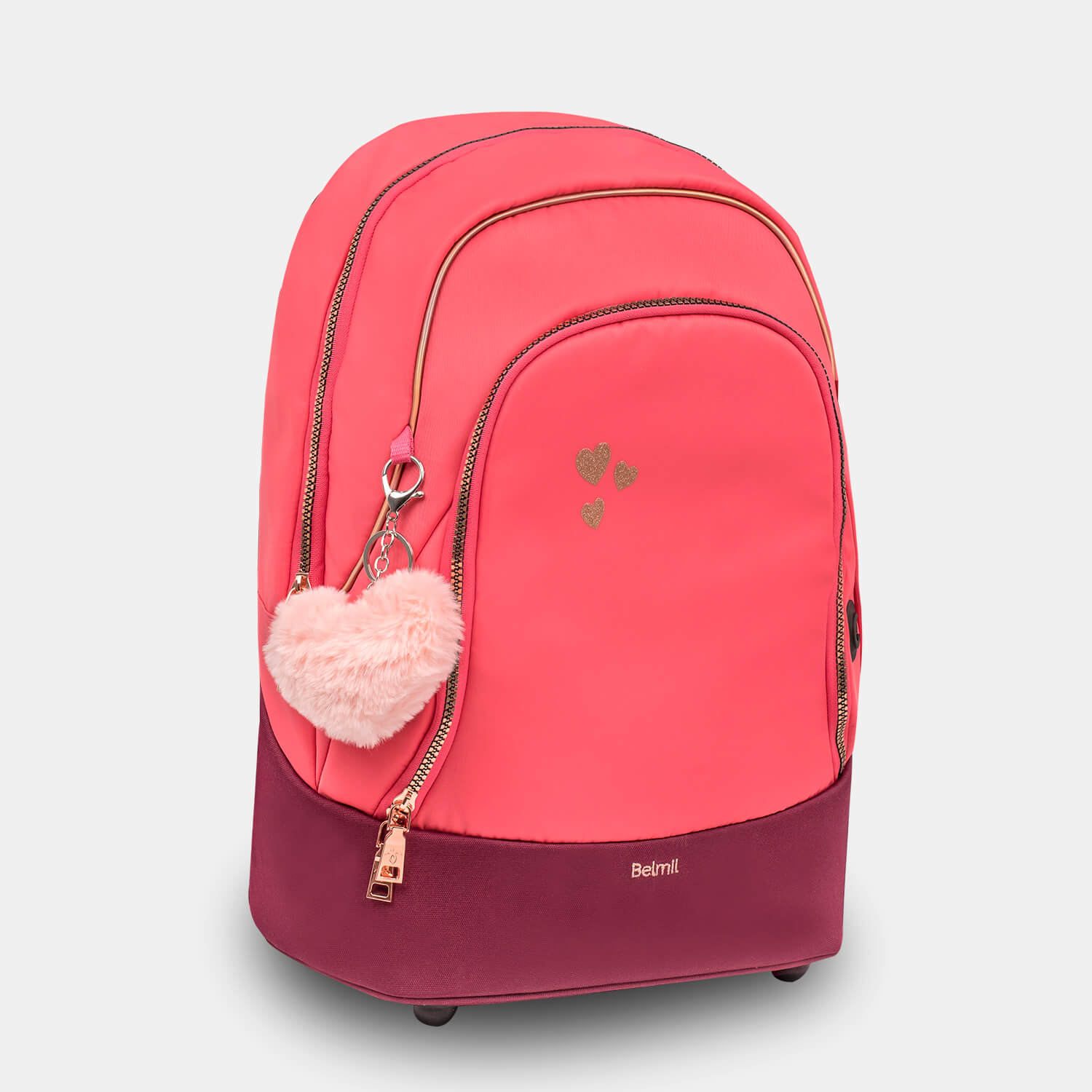 Backpack & Fanny Pack Coral Schoolbag with GRATIS Gymbag