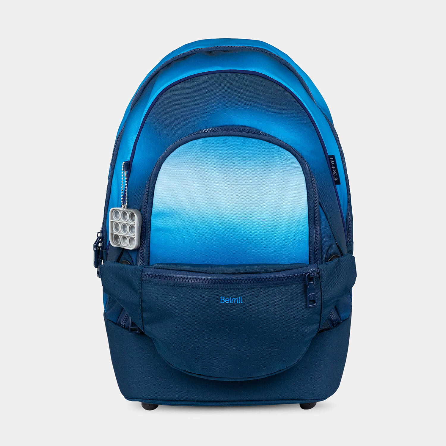 Backpack & Fanny Pack Blue Navy Schoolbag with GRATIS Gymbag