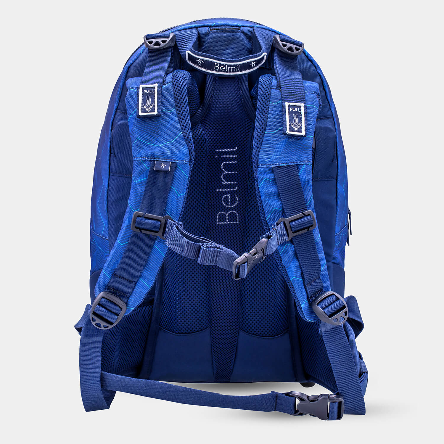 Backpack & Fanny Pack Estate Blue Schoolbag 2pcs.
