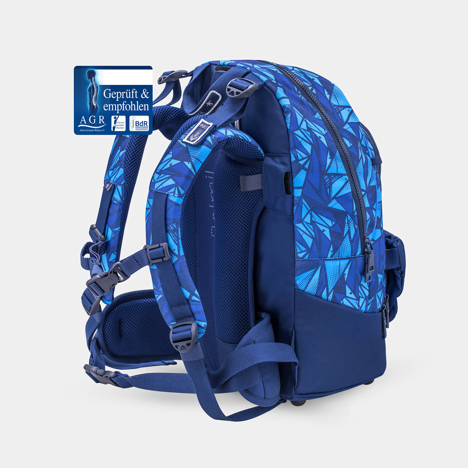 Backpack & Fanny Pack Glacier Blue Schoolbag 2pcs.