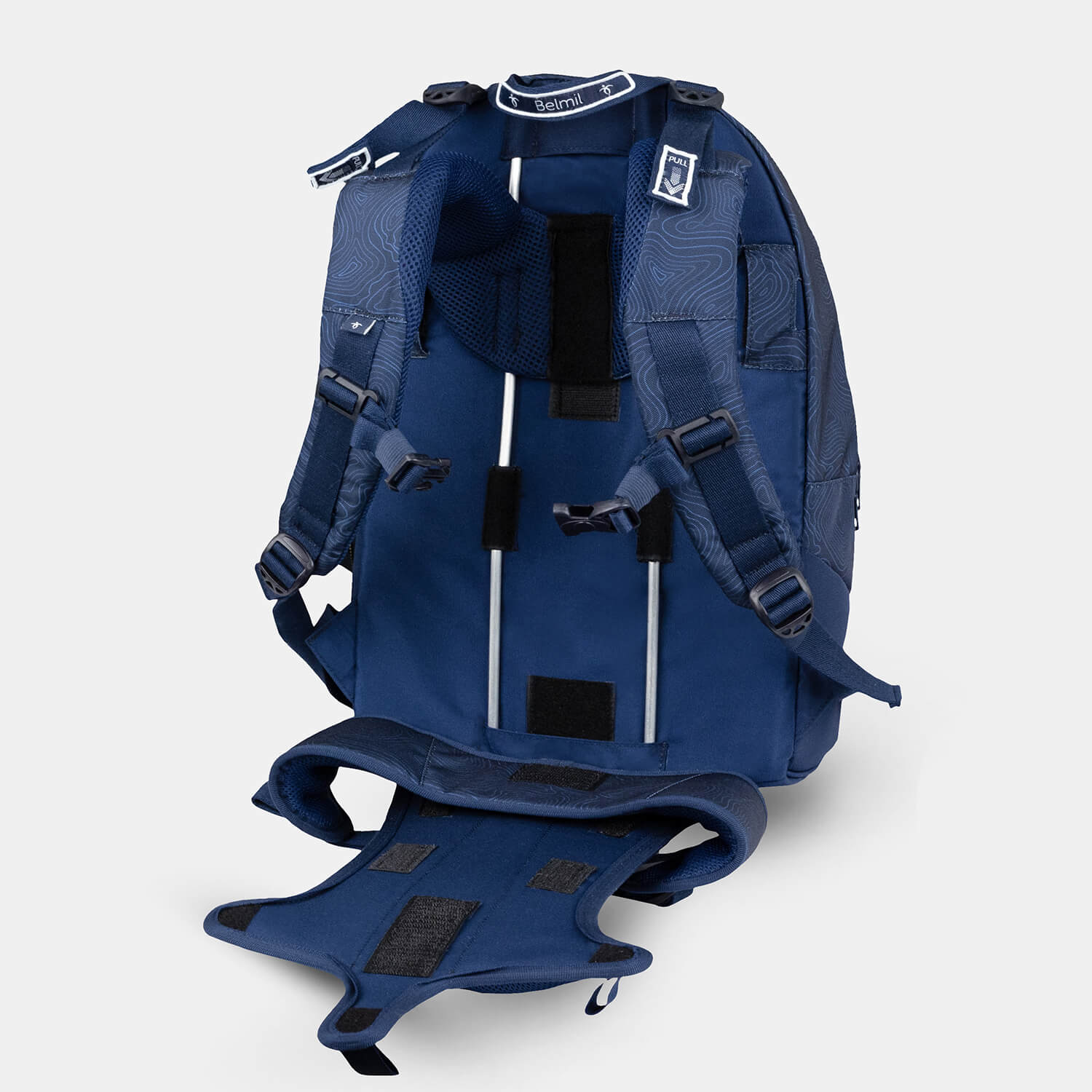 Backpack & Fanny Pack Topographic Ruck﻿sack 2-tlg