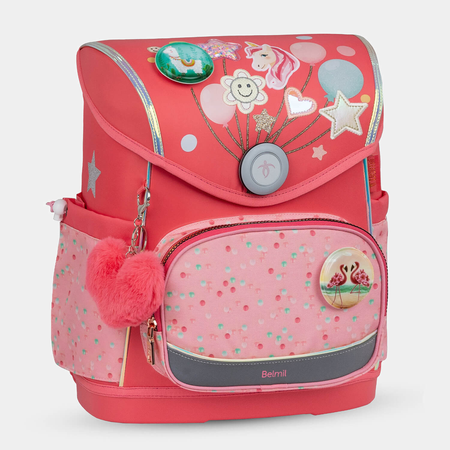 Compact Plus Rose Quartz Schoolbag set 5pcs.