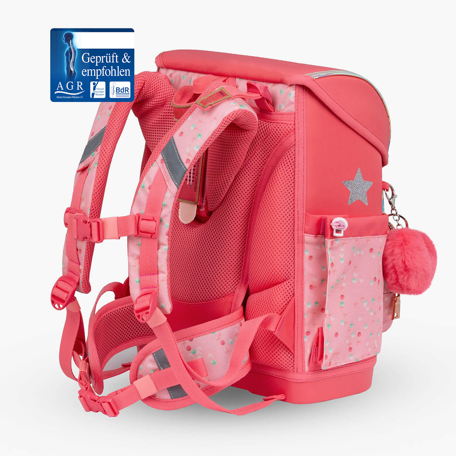 Compact Plus Rose Quartz Schoolbag set 5pcs.