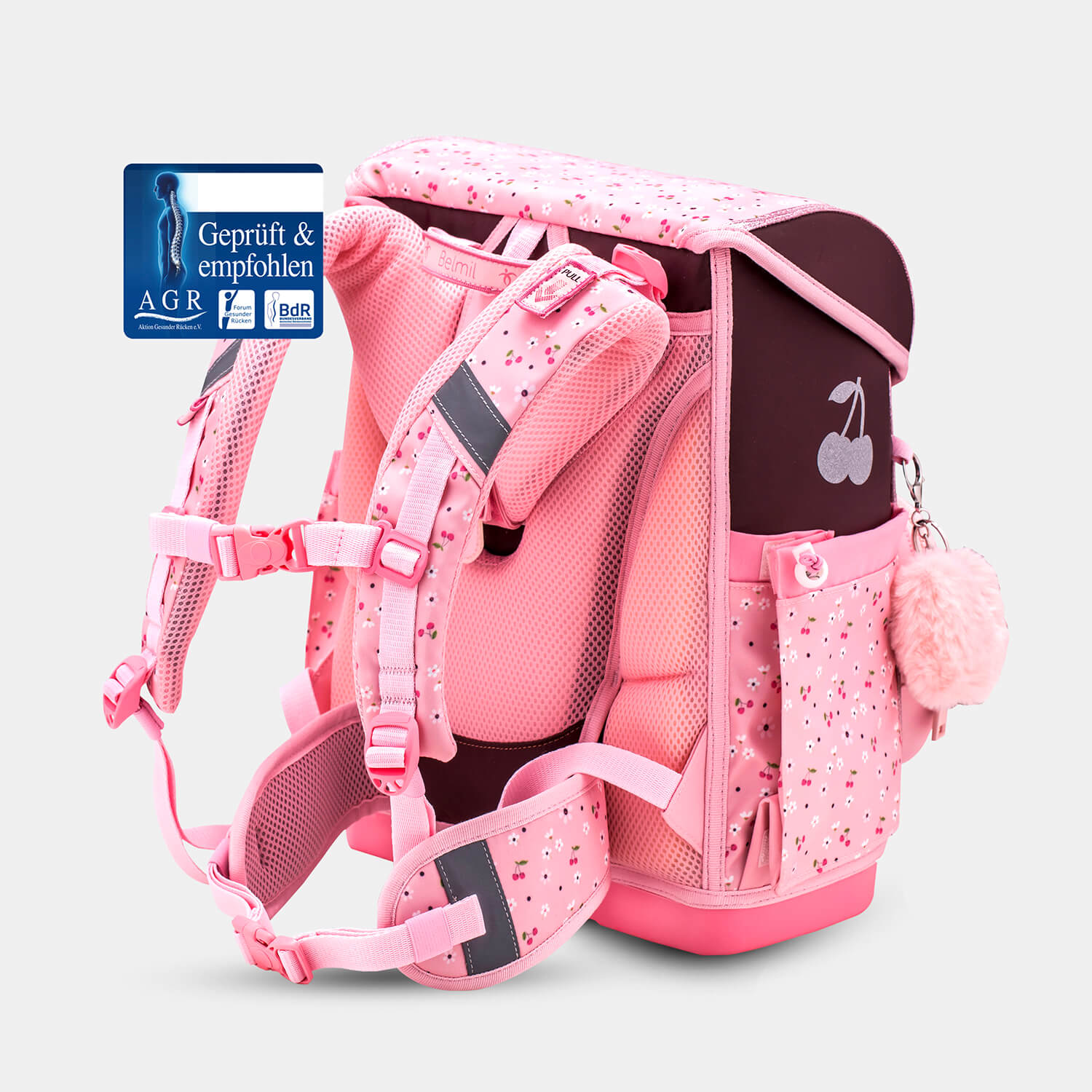 Compact Plus Cherry Blossom Schoolbag set 5pcs.