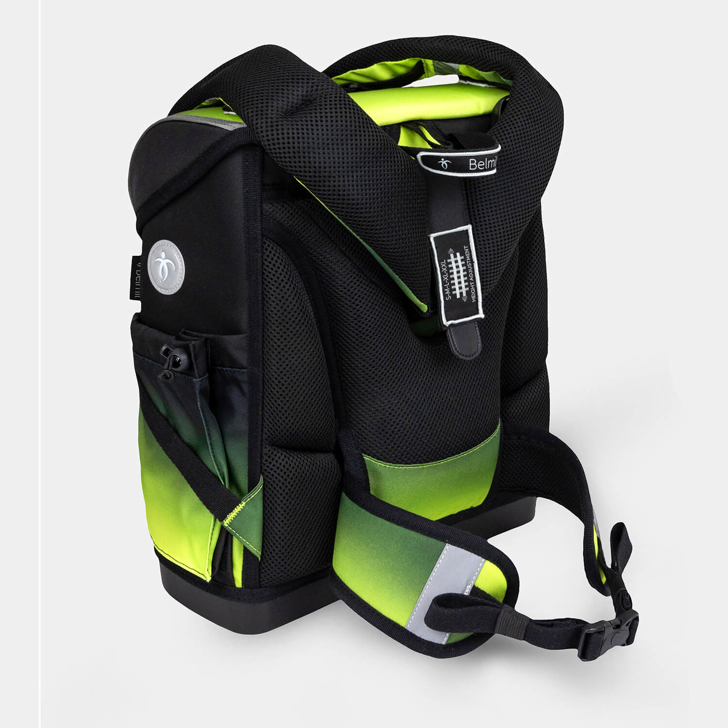 Compact Plus Black Green Schoolbag set 5pcs.