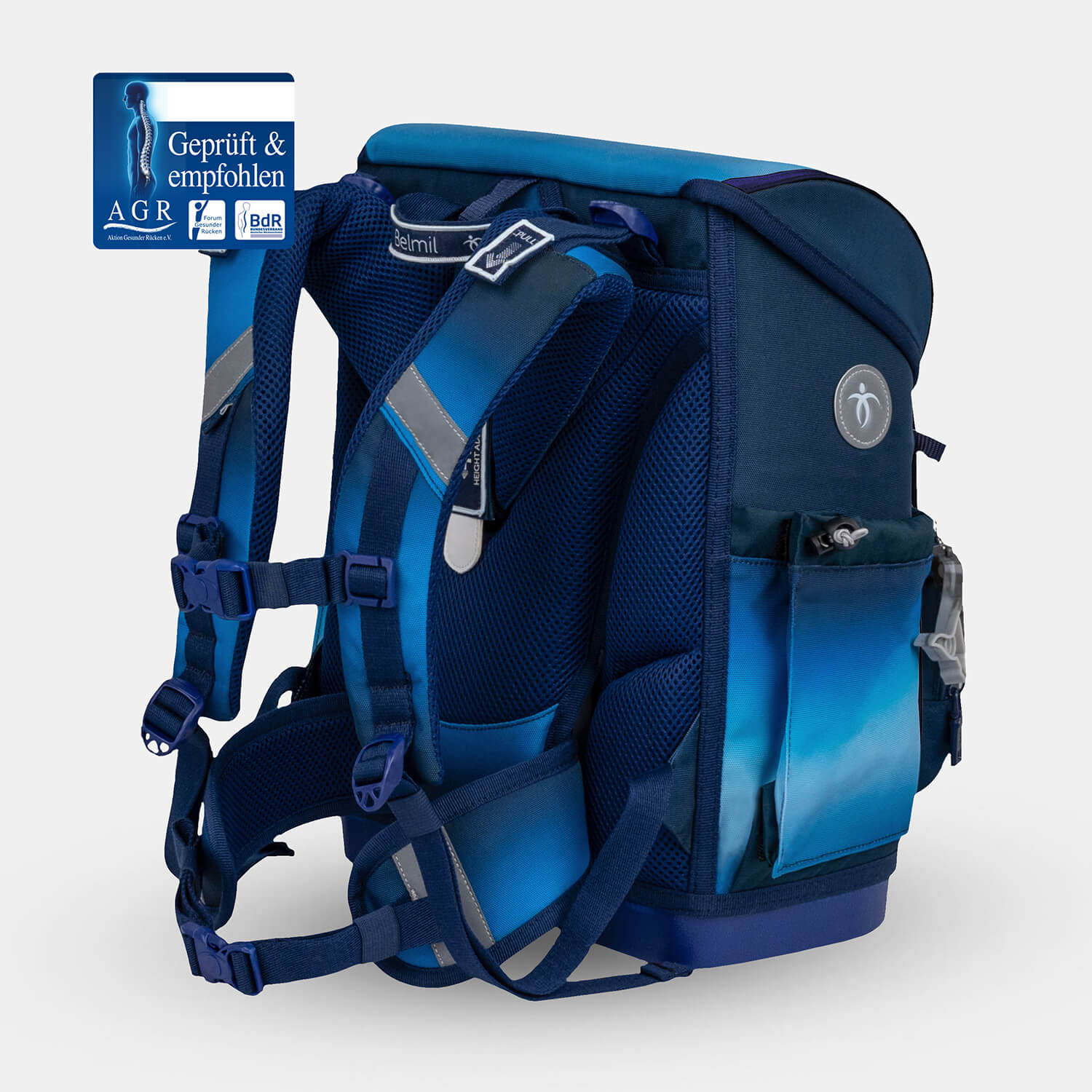 Compact Plus Blue Navy Schoolbag set 5pcs.