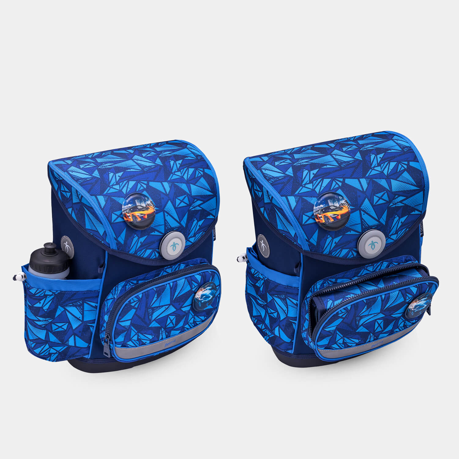 Compact Plus Glacier Blue Schoolbag set 5pcs.