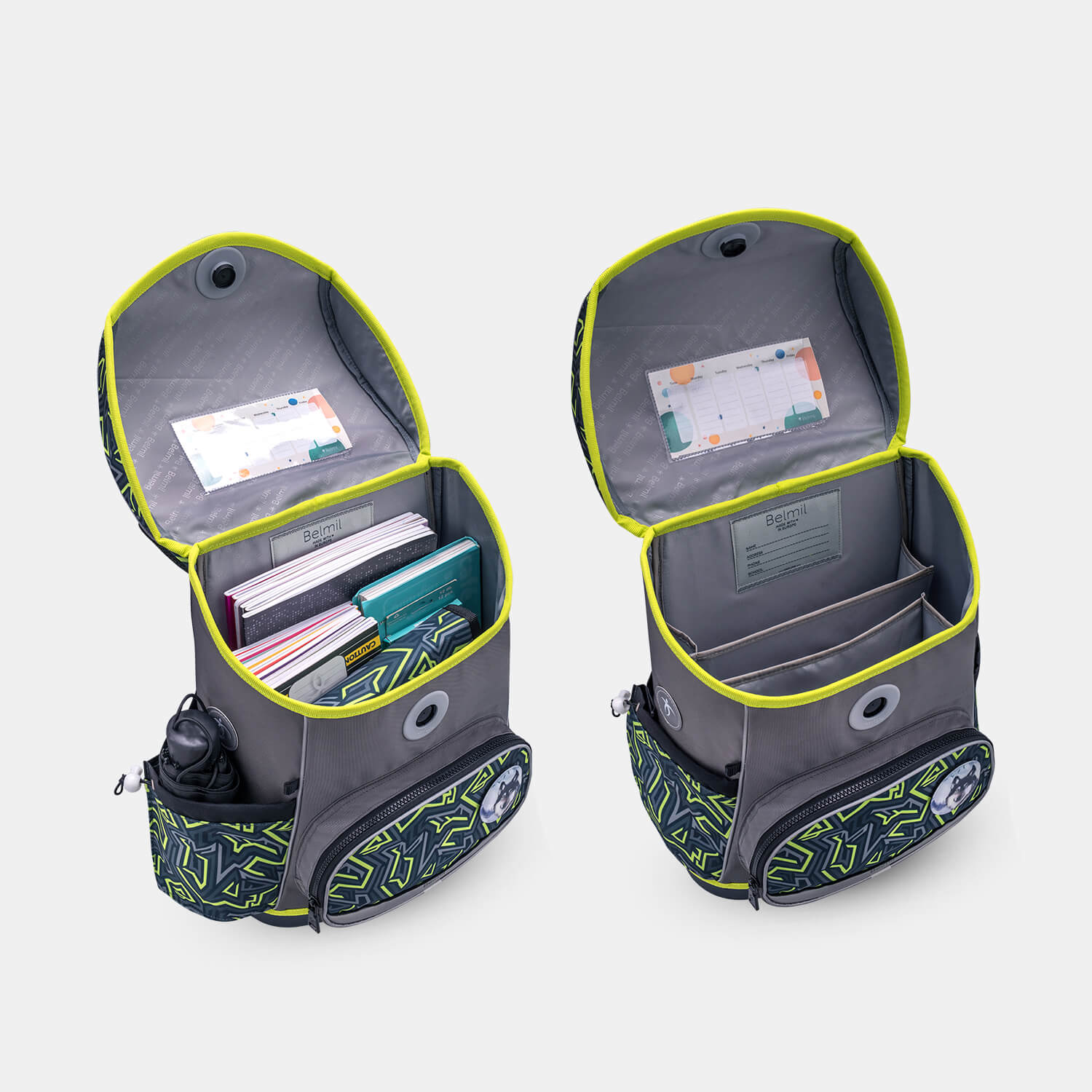 Compact Plus Iguana Schoolbag set 5pcs.