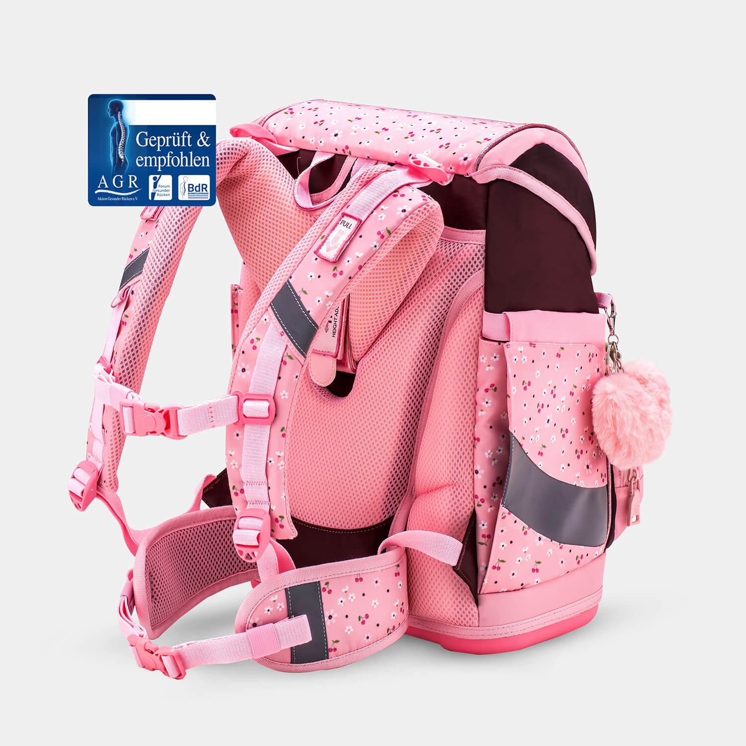 Smarty Plus Cherry Blossom Schoolbag set 5pcs.