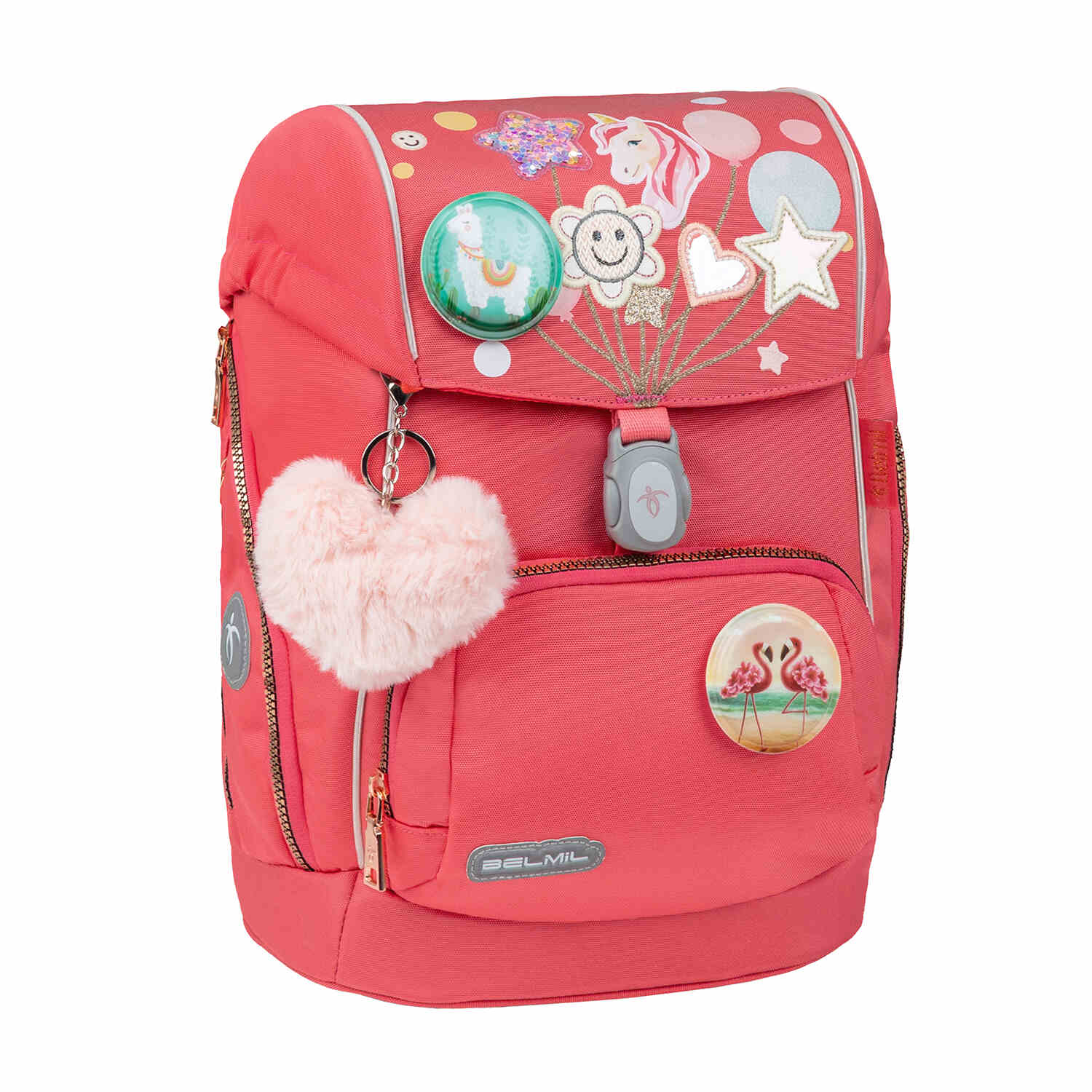 Comfy Plus Rose Quartz Schoolbag set 5pcs.