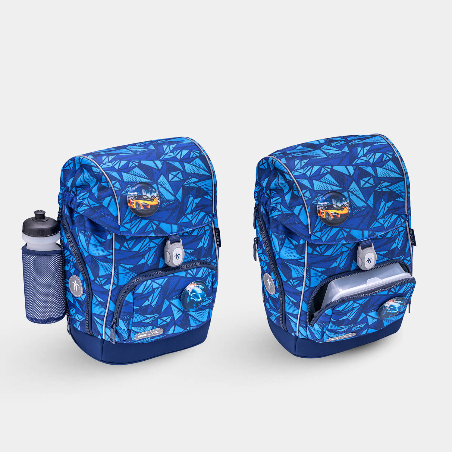 Comfy Plus Glacier Blue Schoolbag set 5pcs.