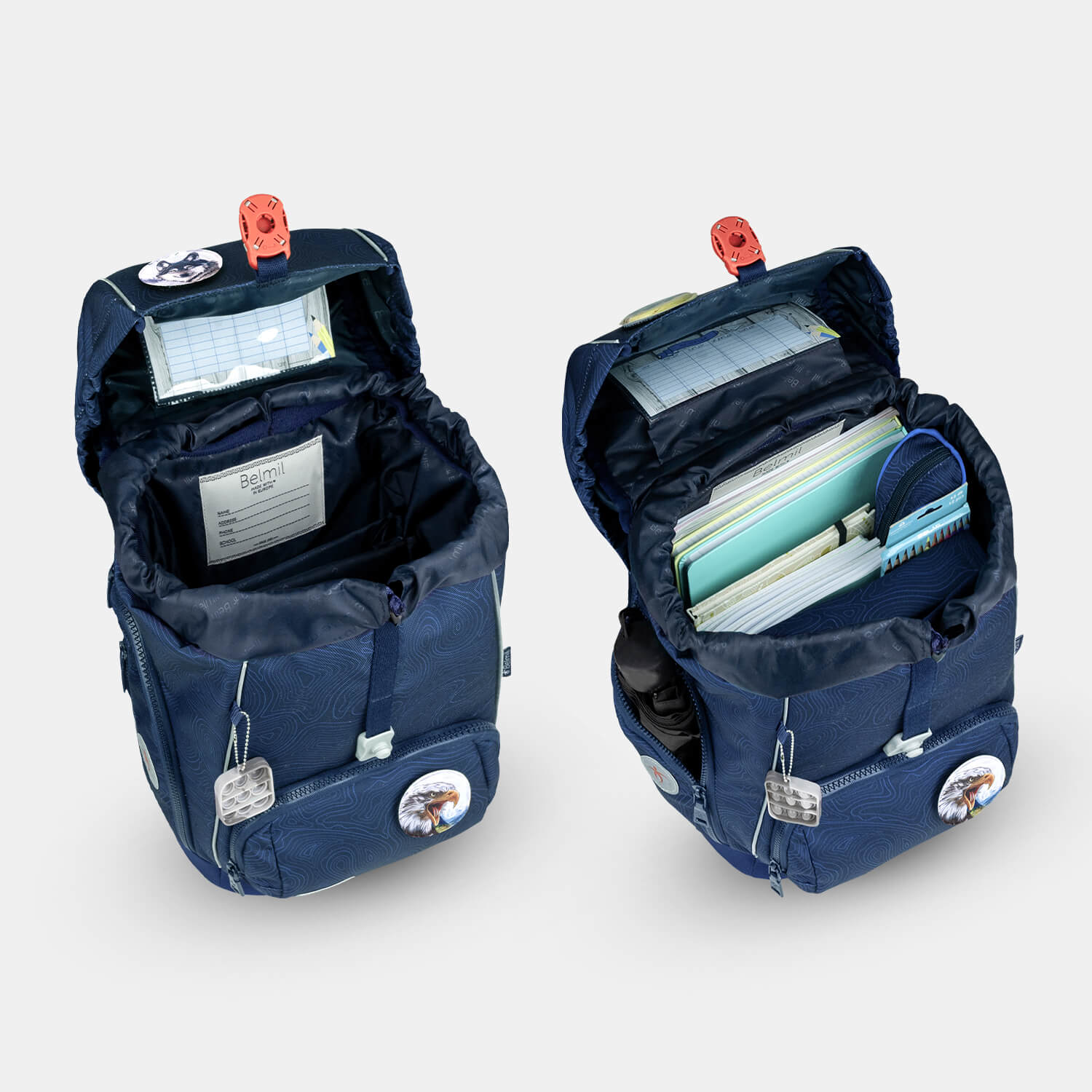 Comfy Plus Topographic Schoolbag set 5pcs.