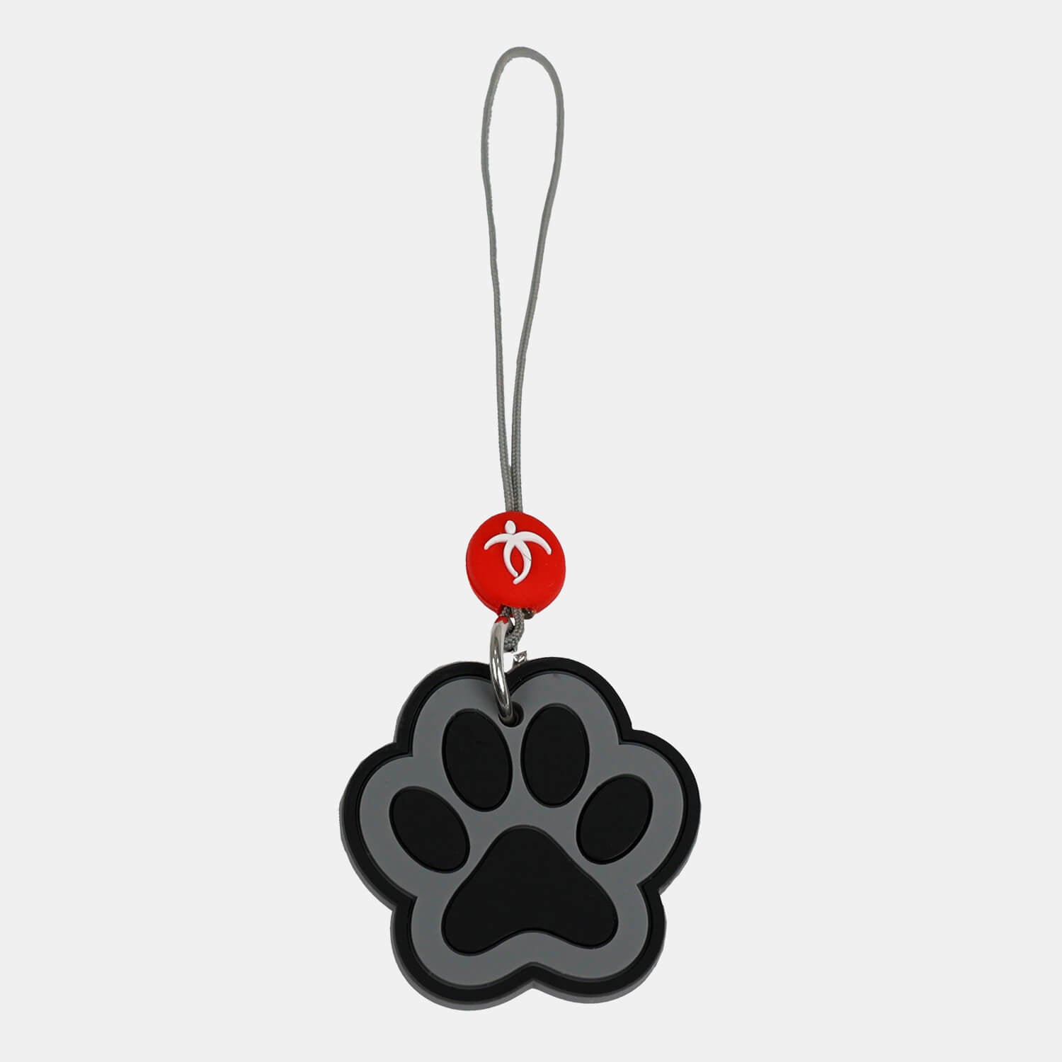 Keychain Black and Gray Paw