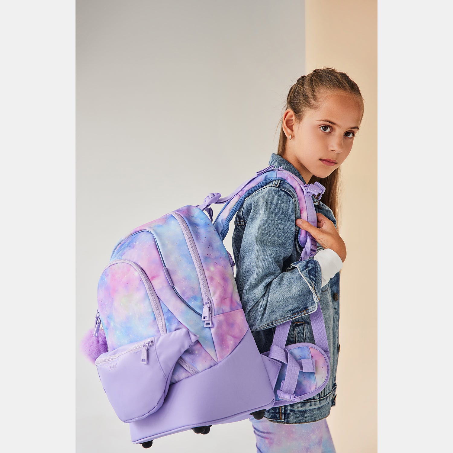 Backpack & Fanny Pack Moonlight Schoolbag with GRATIS Gymbag