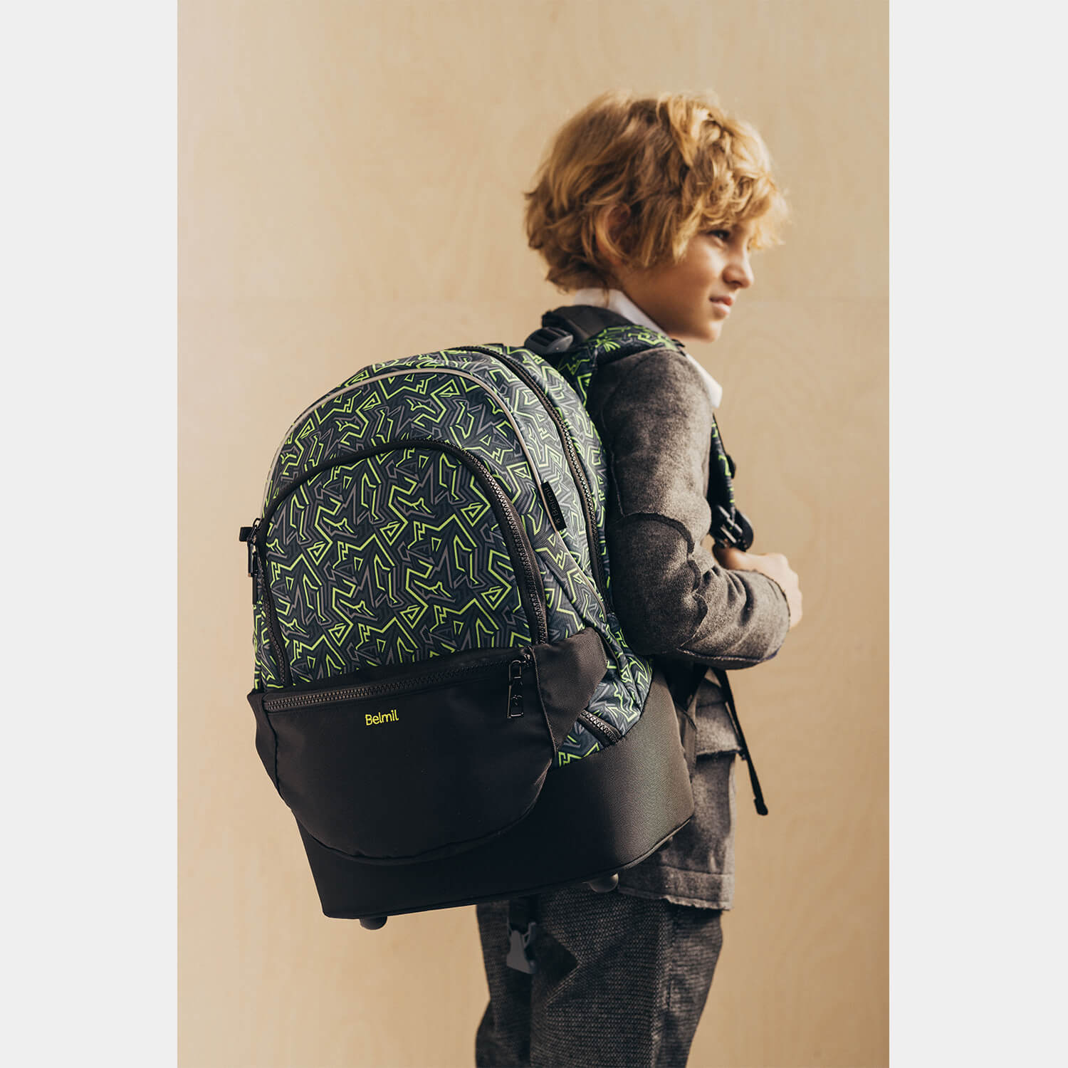 Backpack & Fanny Pack Iguana Schoolbag 2pcs.