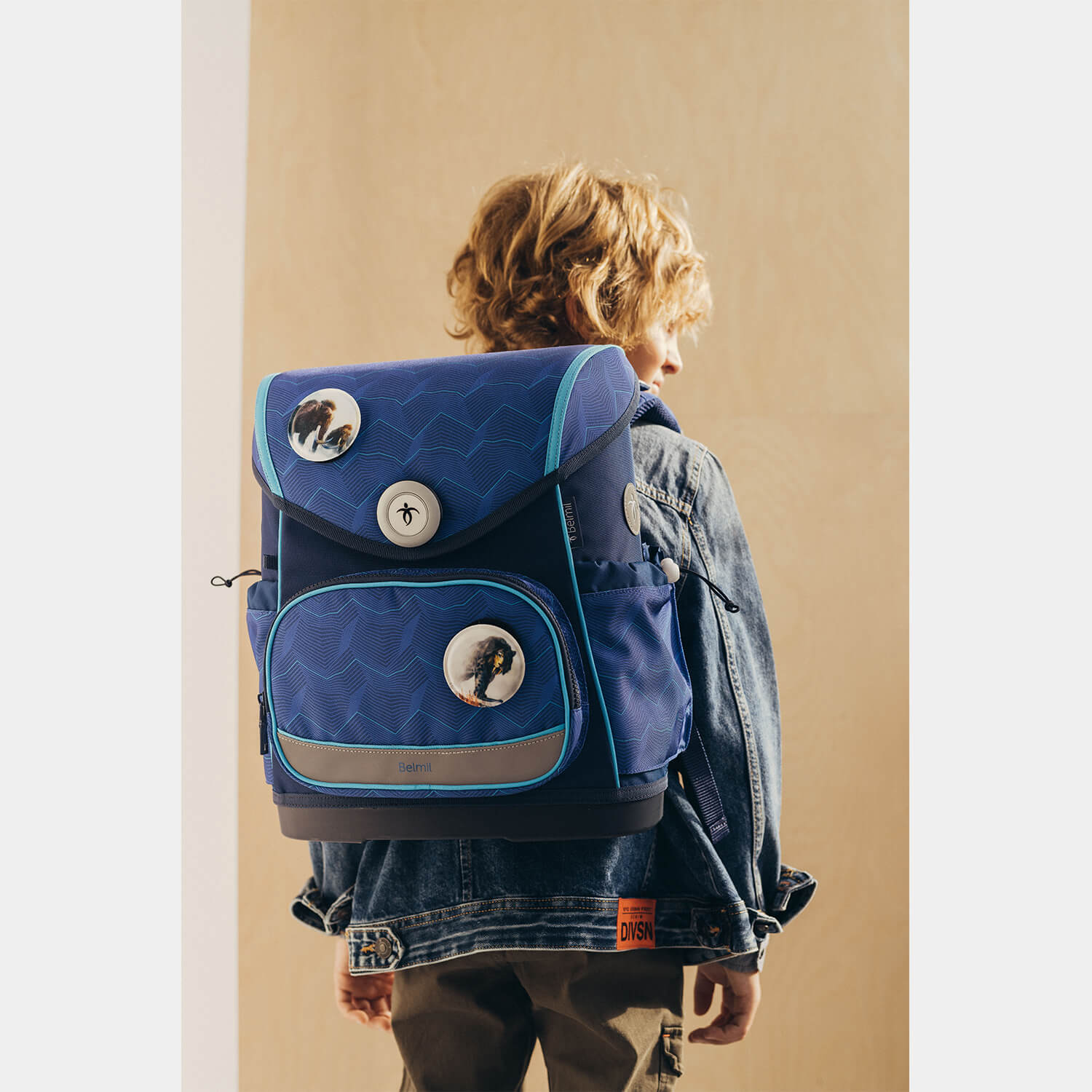 Compact Plus Estate Blue Schoolbag set 5pcs.